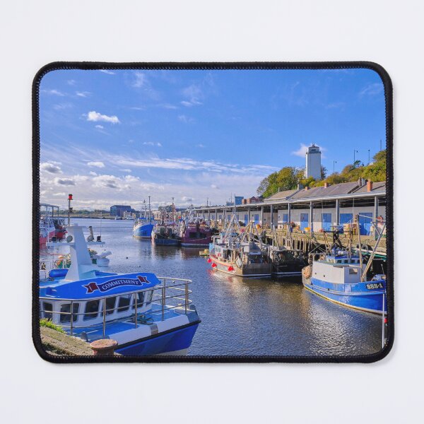 Item preview, Colourful Fishing Boats at North Shields Fish Quay designed and sold by Violaman.