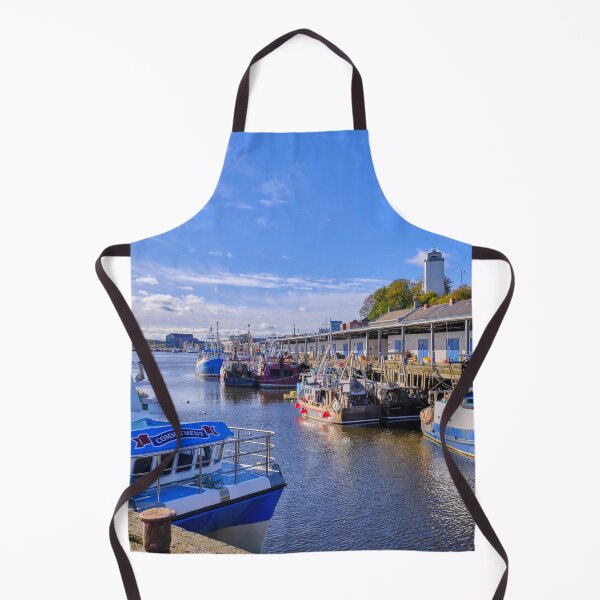 Item preview, Colourful Fishing Boats at North Shields Fish Quay designed and sold by Violaman.