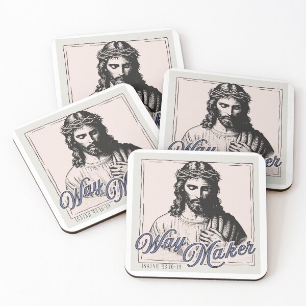 Item preview, Jesus: WAY MAKER - Isaiah 43:16-19 -  in Cobalt Blue designed and sold by Holy Coast Threads (Formerly ChristianFlower).