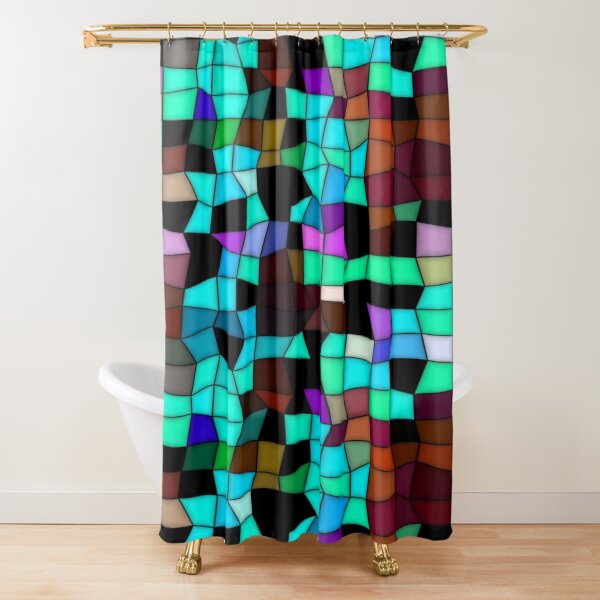Mosaic pattern Shower Curtain