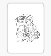 The brotherhood by Jules Dalou Sticker