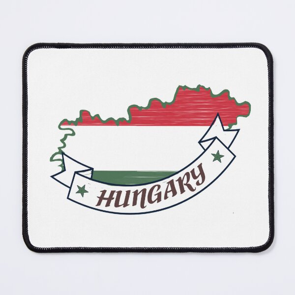 Item preview, Hungarian flag with map designed and sold by vibeno1.