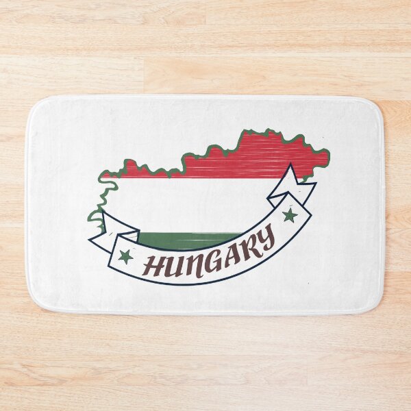 Item preview, Hungarian flag with map designed and sold by vibeno1.