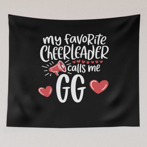 Item preview, My Favorite Cheerleader Calls Me Gg Funny Cheerleading designed and sold by HaileyRobel.