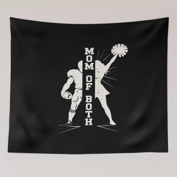 Item preview, Mom Of Both Proud Football And Cheer Mom designed and sold by DrewLeuschke.