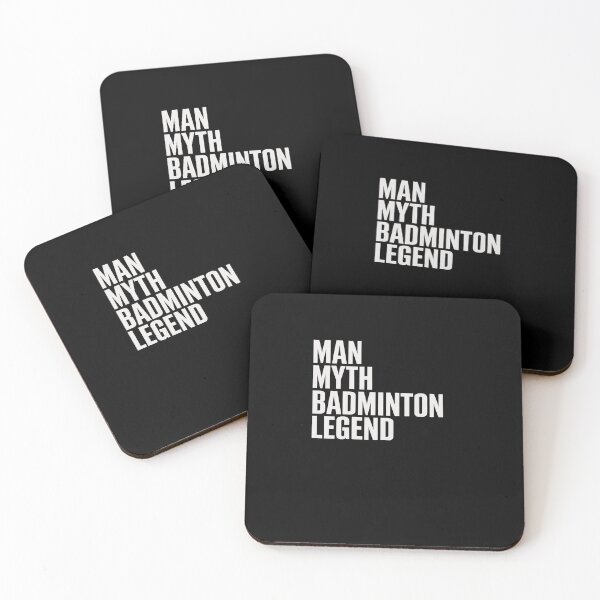 Item preview, Man Myth Badminton Legend designed and sold by khorbiasieno.