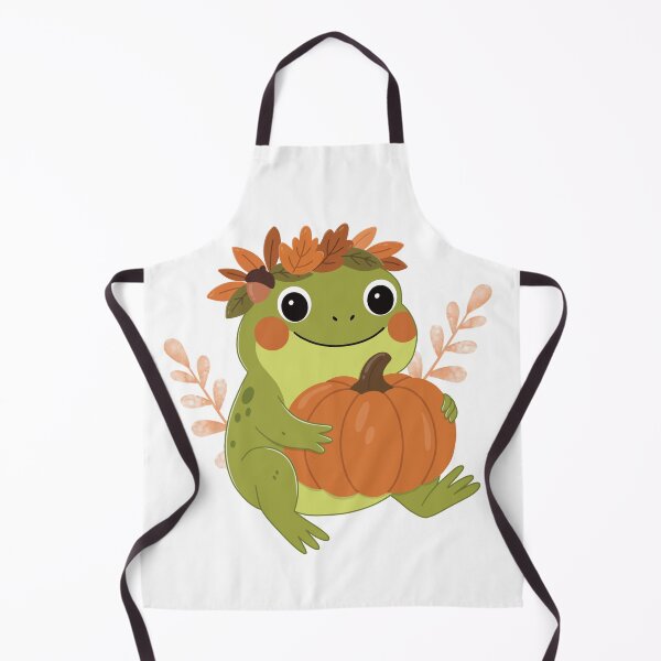Item preview, Autumn Frog with Pumpkin designed and sold by CraftachicDsgn.