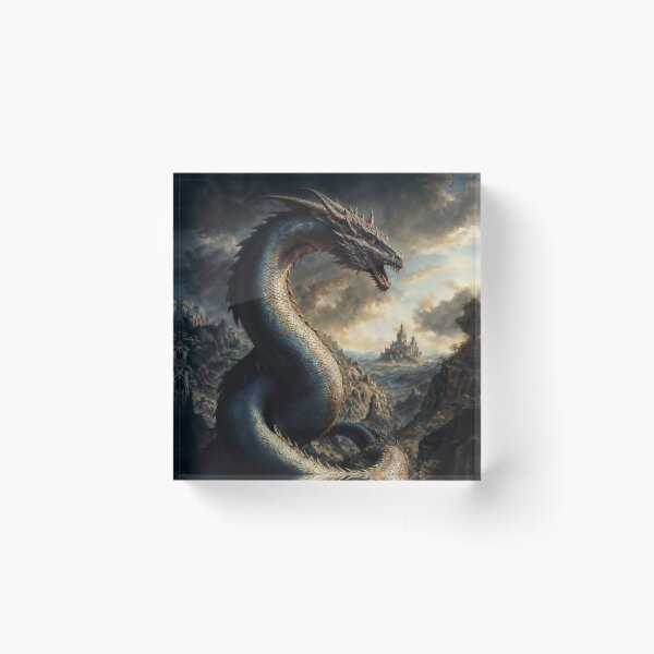 Item preview, Dragon and a Castle designed and sold by AliceWhiteDF.