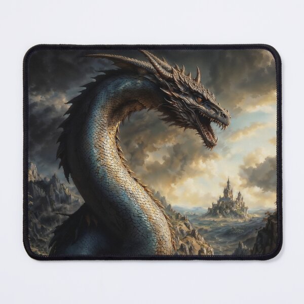 Item preview, Dragon and a Castle designed and sold by AliceWhiteDF.