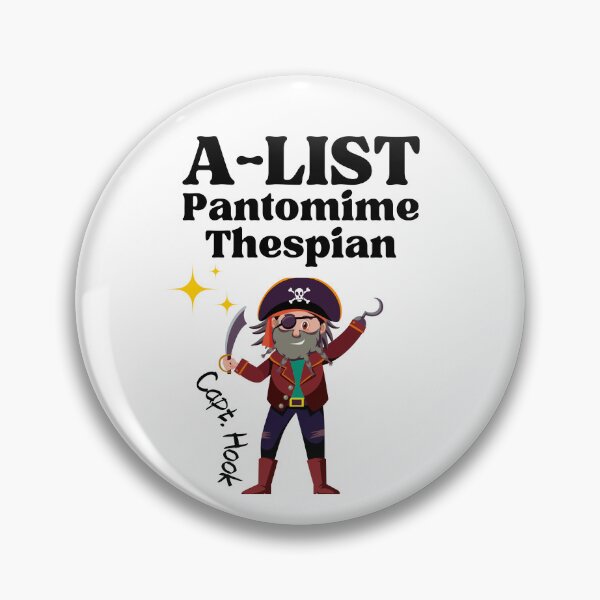 Item preview, A-List Pantomime Thespian - Captain Hook. designed and sold by MPC-Mince-Pies.