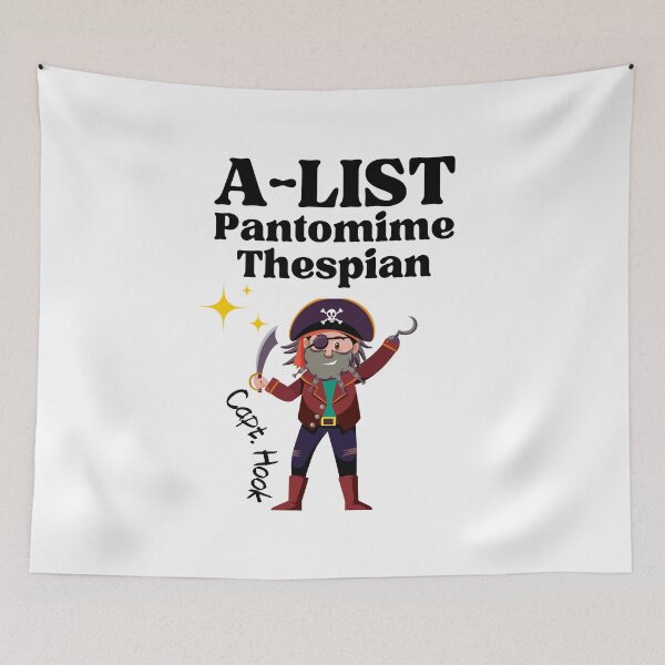Item preview, A-List Pantomime Thespian - Captain Hook. designed and sold by MPC-Mince-Pies.
