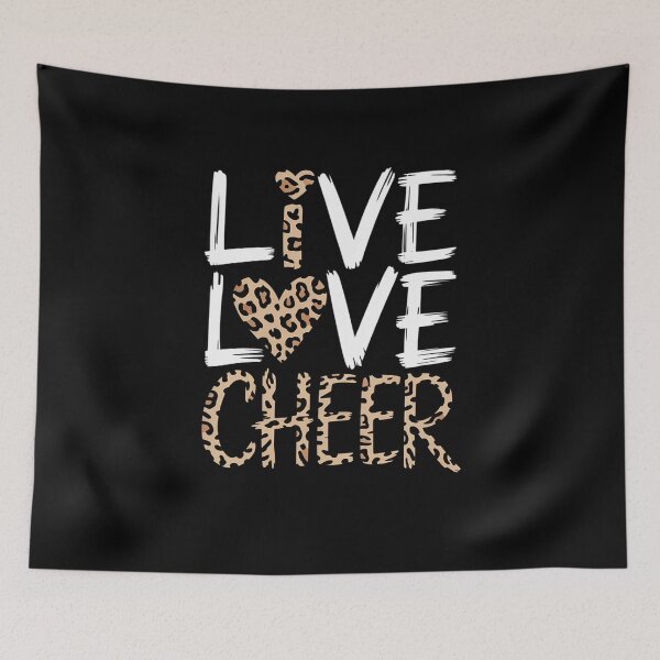 Item preview, Live Love Cheer Girl Cheerleading Cheerleader Women Cheer designed and sold by RayArmstrong.