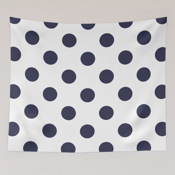 Item preview, Classic Navy Polkadot designed and sold by HappyStance.