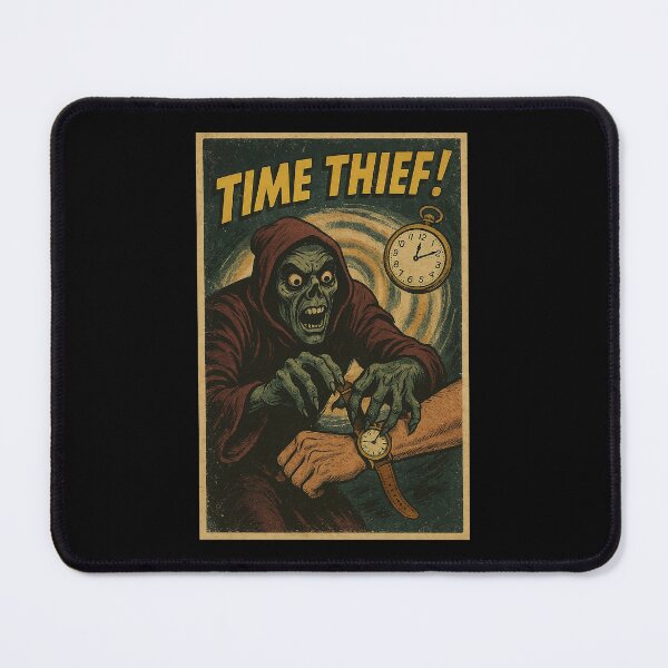 Item preview, Time Keeper – Retro Sci-Fi Comic Art designed and sold by The Devil's Bargain.