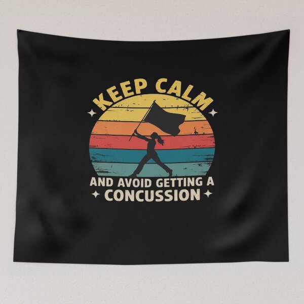 Item preview, Keep Calm And Avoid Getting A Concussion Funny Color Guard designed and sold by HaileyRobel.