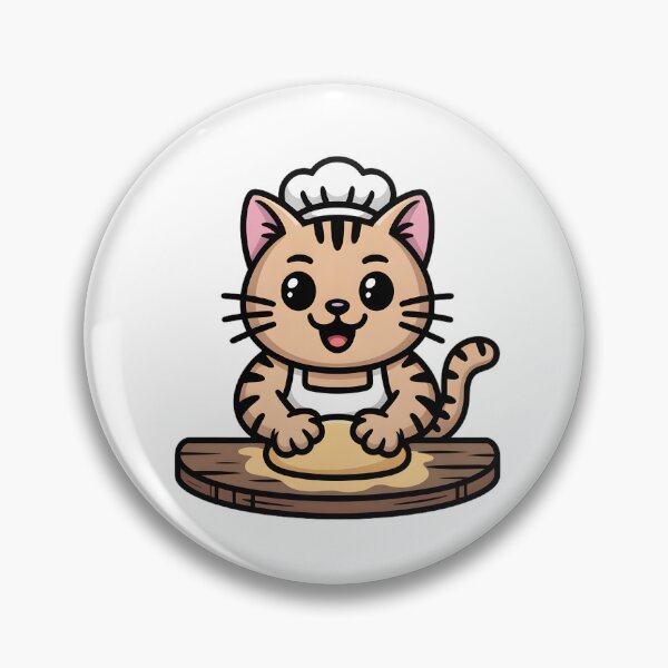 Item preview, Funny Baker Cat Making Biscuits  designed and sold by Mr-wow.