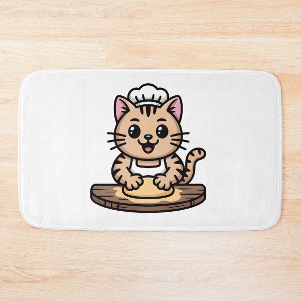 Item preview, Funny Baker Cat Making Biscuits  designed and sold by Mr-wow.