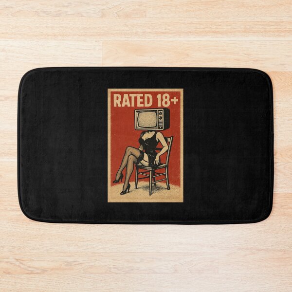 Item preview, Screen-Head Pinup — Retro Graphic Poster designed and sold by The Devil's Bargain.