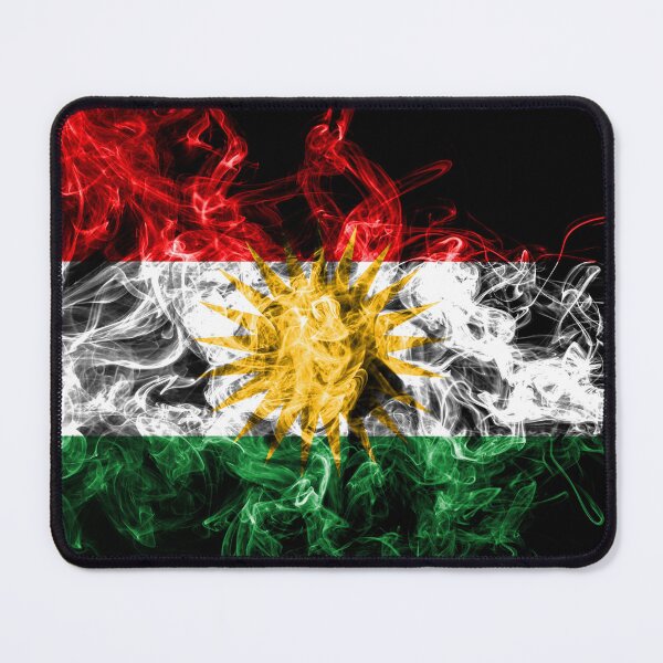 Item preview, Kurdistan Smoke Flag – Spirit of Resistance designed and sold by Avakurd.