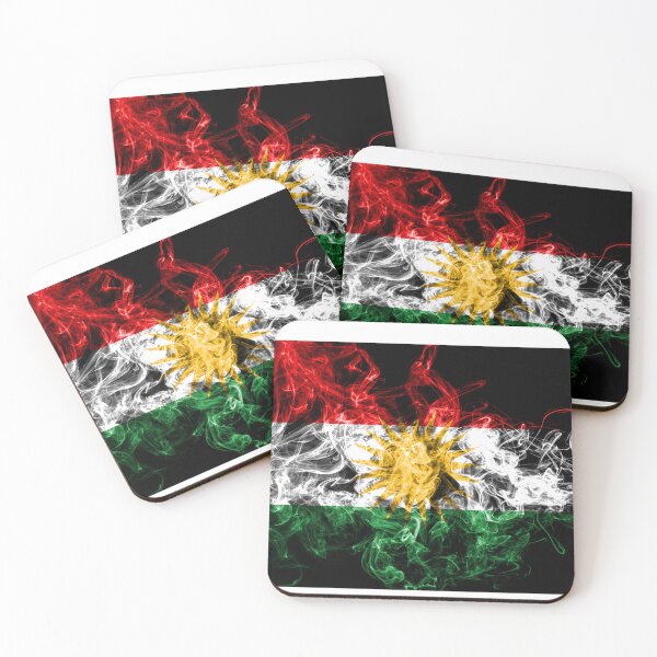 Item preview, Kurdistan Smoke Flag – Spirit of Resistance designed and sold by Avakurd.
