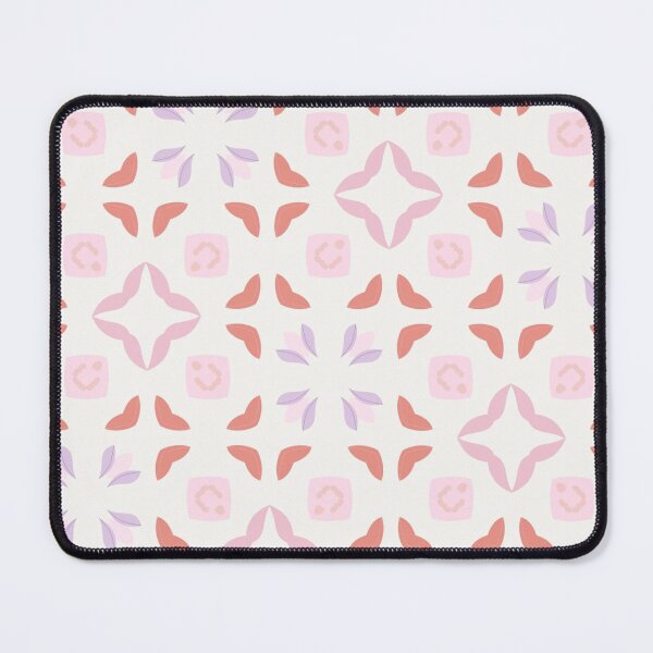 Item preview, Soft pastel geometric floral pattern on light background designed and sold by juthamas8426.