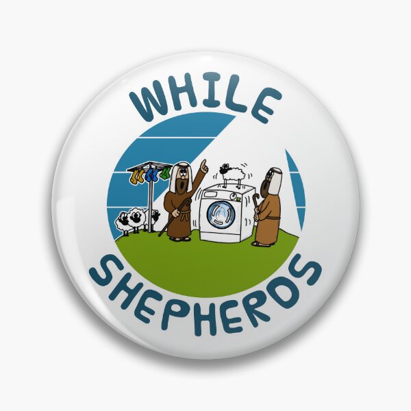 Item preview, While Shepherds Christmas Nativity Church Xmas Funny designed and sold by doodlerob.