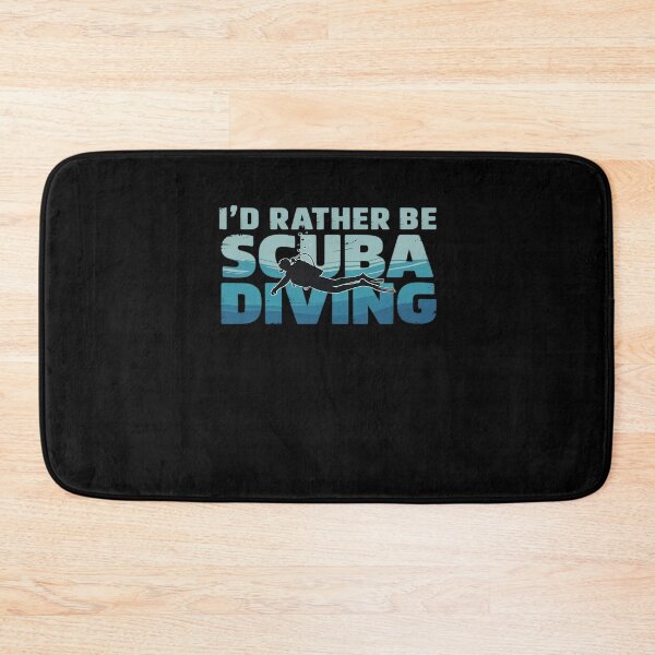 Item preview, I'd Rather Be Scuba Diving - Freediving Underwater Diver designed and sold by FranzFriesen.