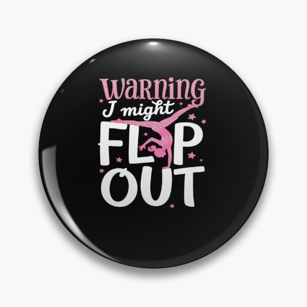 Item preview, I Might Flip Out Funny Gymnast Cheerleading designed and sold by AmparoBoyle.