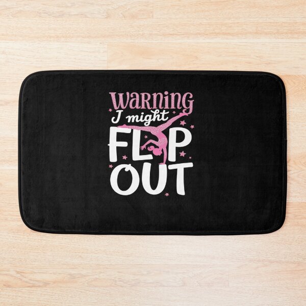 Item preview, I Might Flip Out Funny Gymnast Cheerleading designed and sold by AmparoBoyle.