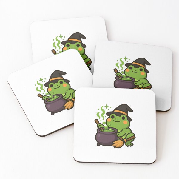 Item preview, Witch Frog with Magic Potion – Halloween Design designed and sold by dreiundzwanzig.