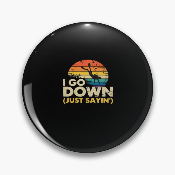 Item preview, I Go Down - Scuba Diver Diving Instructor Underwater designed and sold by marcusry.