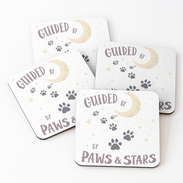 Item preview, Guided by Paws & Stars – Whimsical Pet Lovers Night Sky Design designed and sold by Activity01.