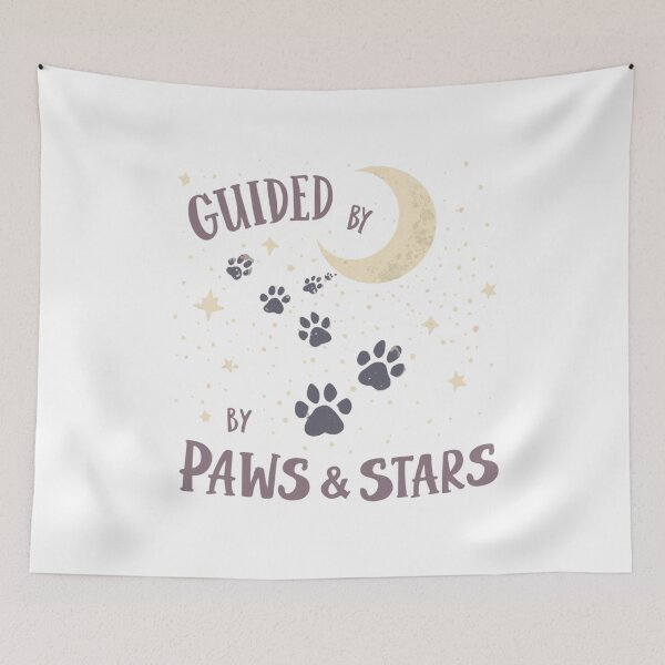 Item preview, Guided by Paws & Stars – Whimsical Pet Lovers Night Sky Design designed and sold by Activity01.