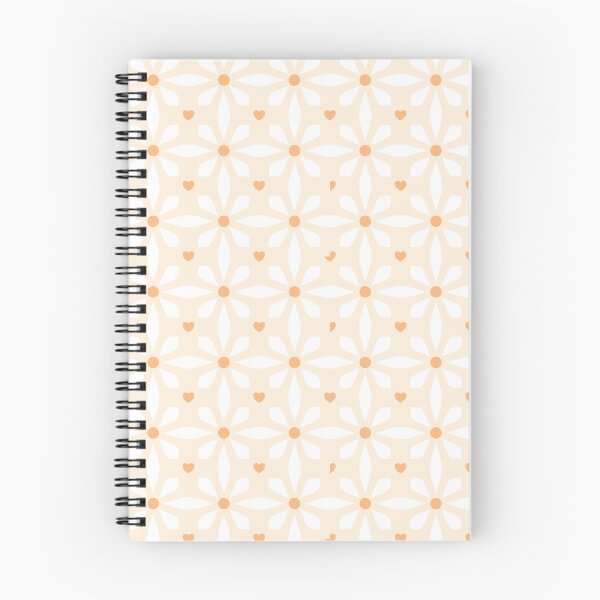 Item preview, Soft Daisy Pattern with Heart Details in Warm Tones designed and sold by JoelmaQ.