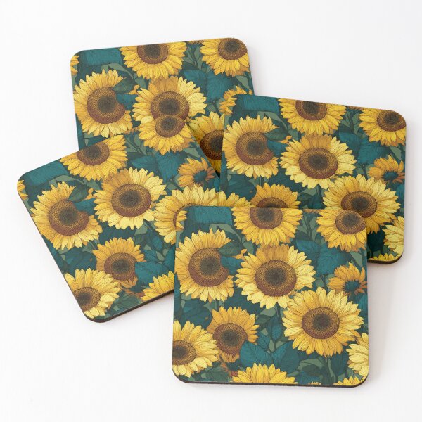 Item preview, Sunflowers – floral splendor & positive vibes | Floral nature design designed and sold by drizzd.