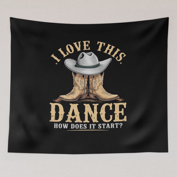 Item preview, How Does This Dance Start Line Dancer Country designed and sold by DrewLeuschke.