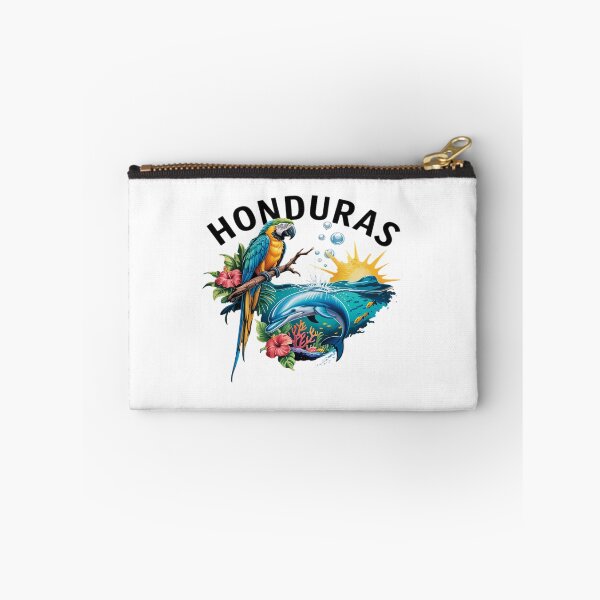 Item preview, Honduras Map Nature Parrot Scuba Diving designed and sold by MinaReinger.