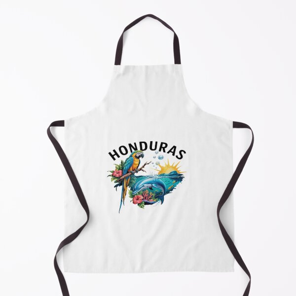 Item preview, Honduras Map Nature Parrot Scuba Diving designed and sold by MinaReinger.