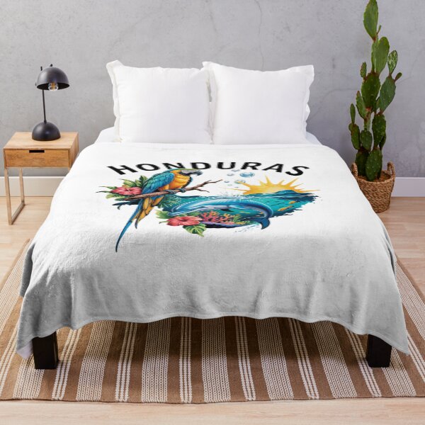 Item preview, Honduras Map Nature Parrot Scuba Diving designed and sold by MinaReinger.