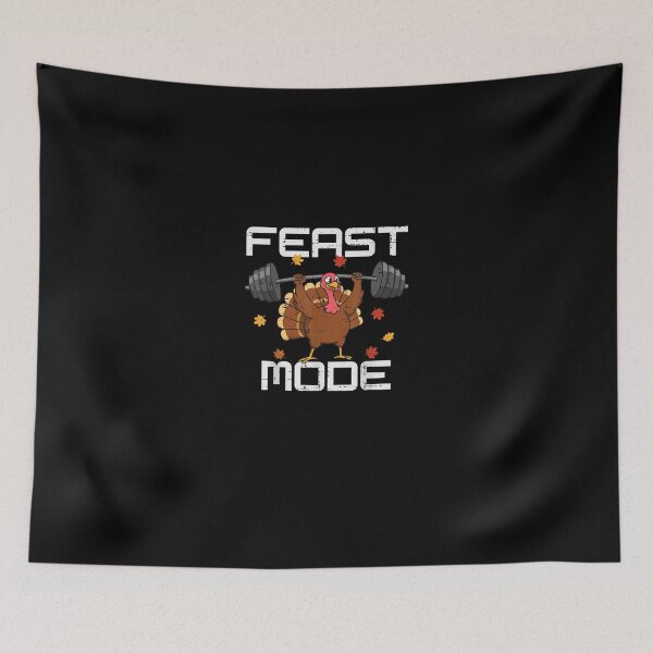 Item preview, Feast Mode Turkey Gym Thanksgiving designed and sold by dianadouri.