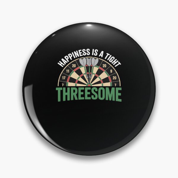 Item preview, Happiness is a tight Threesome Funny Darts designed and sold by khorbiasieno.