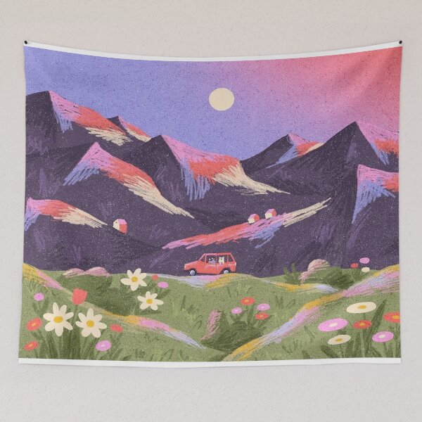 Item preview, Mountain Sunset Road Trip designed and sold by Oniyasha.