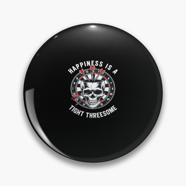 Item preview, Happiness is a Tight Threesome Darts in Skull Darts Player designed and sold by marcusry.