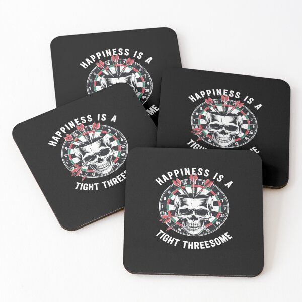 Item preview, Happiness is a Tight Threesome Darts in Skull Darts Player designed and sold by marcusry.