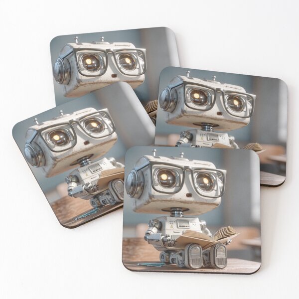 Item preview, Whimsical Robot with Productivity Message designed and sold by the wellness script.