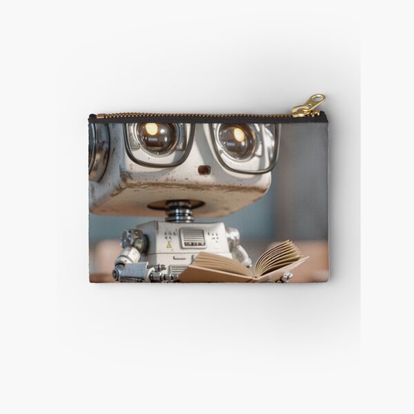 Item preview, Whimsical Robot with Productivity Message designed and sold by the wellness script.