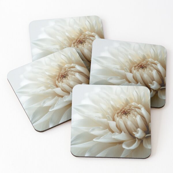 Item preview, White flower bloom in soft light designed and sold by anytka.