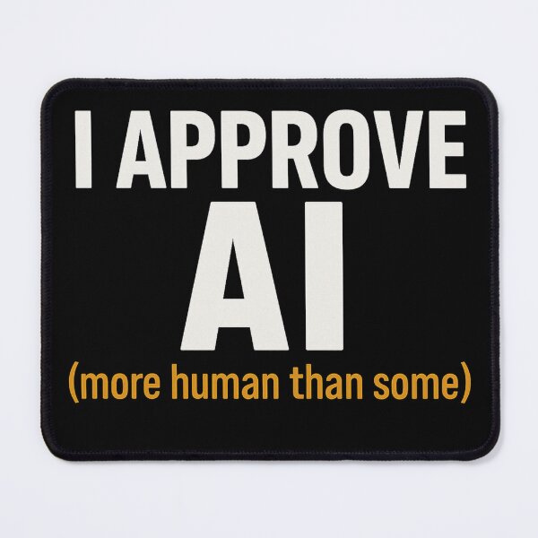 Item preview, I APPROVE AI – More human than some designed and sold by JonathanP514.