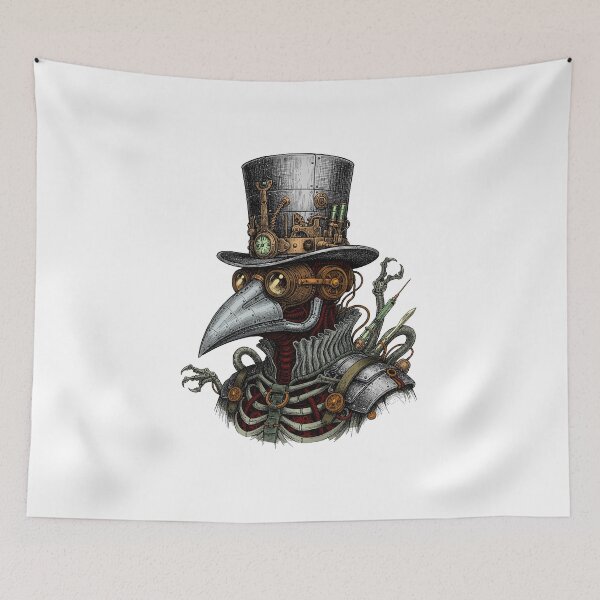 Item preview, Steampunk Plague Doctor designed and sold by krabbaraban.
