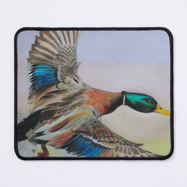 Item preview, Flying duck in sunset designed and sold by ELWildlingarts.
